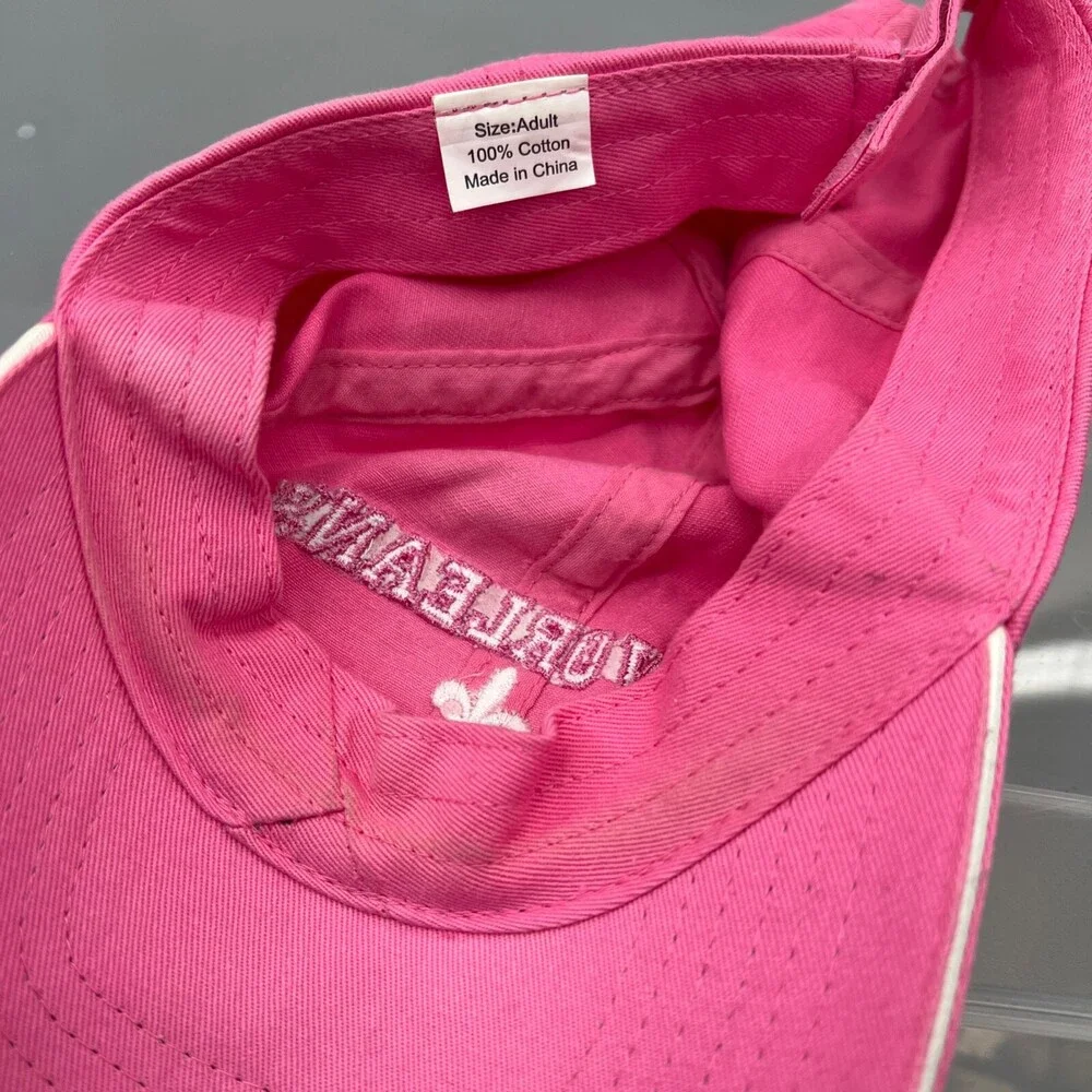 New Orleans Hat Womens Adjustable Pink Strap Baseball Cap‎ Party Festival French